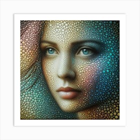 A portrait of woman 8 Art Print