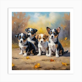 Chihuahua Puppies 2 Art Print