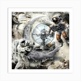 Moon Magic Surreal Illustration Art 03 Art Print