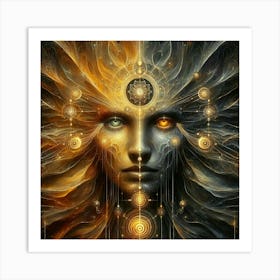 Face Of The Gods Art Print