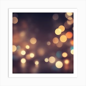 Create A Beautiful Bokeh Background Some Of Bokeh On Left Part And Some Of Bokeh On Right Part Are N 2432058471 Art Print