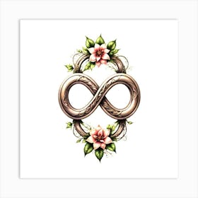 Infinity Symbol Art Print