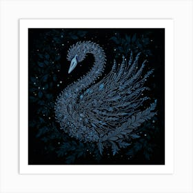 Glowing Swan 1 Art Print