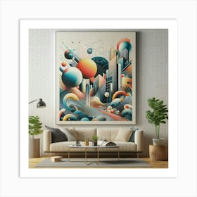 Abstract Painting For Stylish Walls Art Print