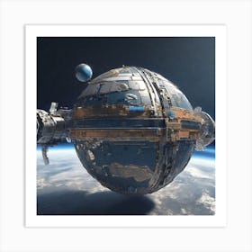 Space Station 108 Art Print