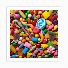 Candy Design Art Print