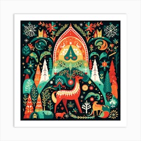 Christmas Lovely Paradise 14 Art Print