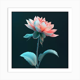 Lotus Flower Art Print