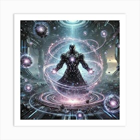 Archon Vexis Gravity Surge Scifi Art Print