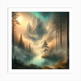 Fairytale Castle 1 Art Print