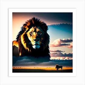 Lion King Art Print