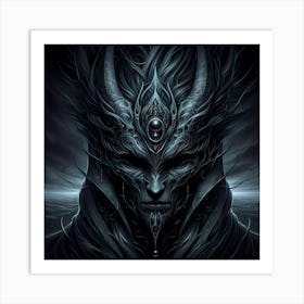 Demon Head Art Print