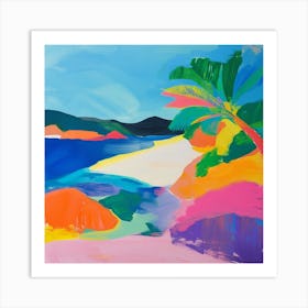 Abstract Travel Collection Bahamas 2 Art Print