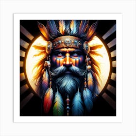 Indian Chief 2 Art Print