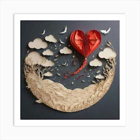 Paper Art Art Print