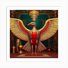 Egyptian Bird 2 Art Print