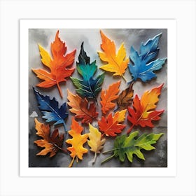 Autumn Leaves 3 Art Print