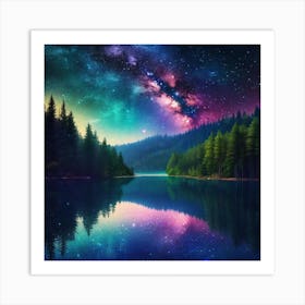 Galaxy Wallpaper 29 Art Print