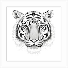 Tiger Head Affiche