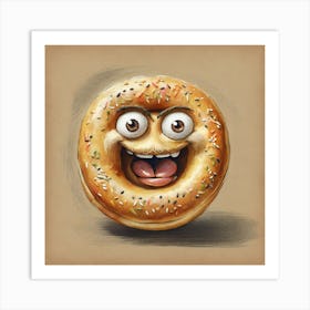 Bagel 13 Art Print