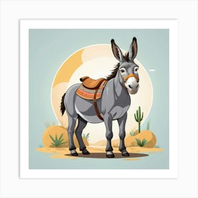 Default Hello Donkey Art 0 Art Print