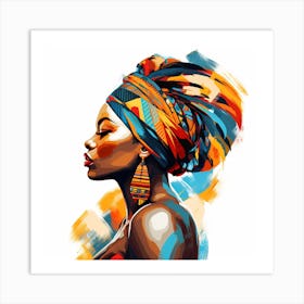 African Woman 15 Art Print