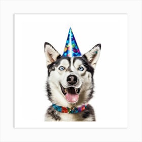 Birthday Dog 5 Art Print