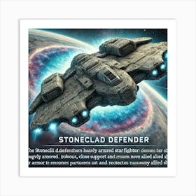 Stoneclad Defender Defensive Escort Art Print