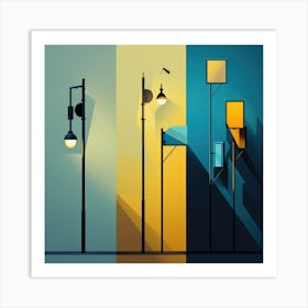 Street Lights Art Print