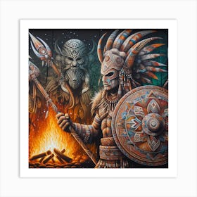 Indian Warriors Art Print