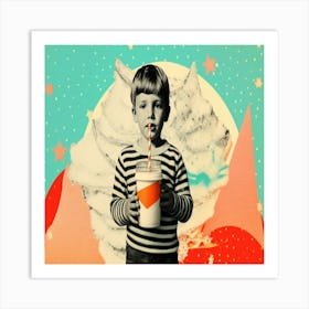 Ice Cream Man Art Print