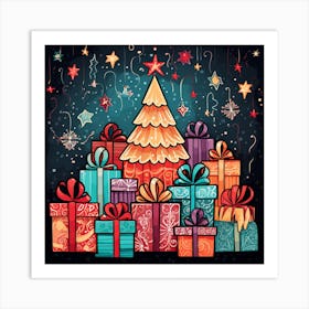 Christmas Tree 17 Art Print