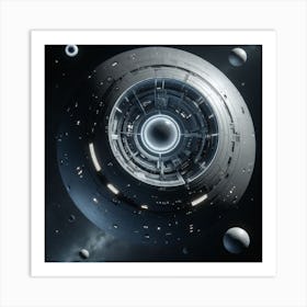 Spaceship 71 Art Print