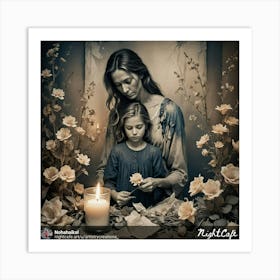 Mother And Daughter Art Print