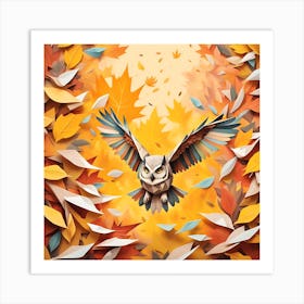 Abstract fall Art Print