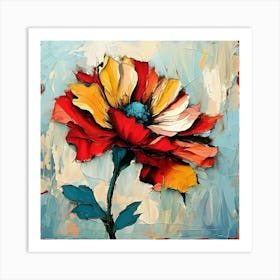 Flower Painting 7 Art Print