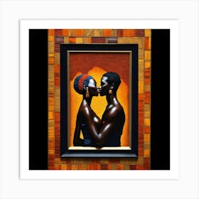 'The Kiss' Art Print