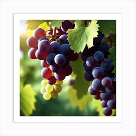 Grapes On The Vine 33 Art Print