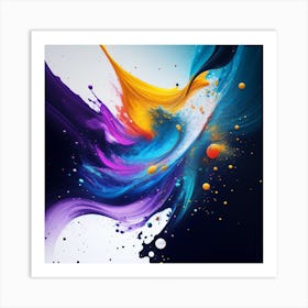 Abstract Painting 17 Art Print