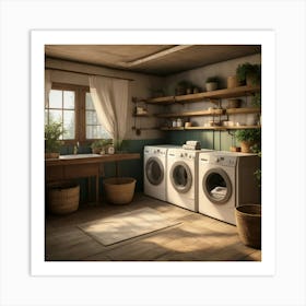 Default Default Vintage And Retro Laundry Aestethic 2 (1) Art Print