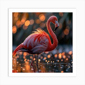 Flamingo 8 Art Print