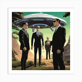 Men In Black Art Print