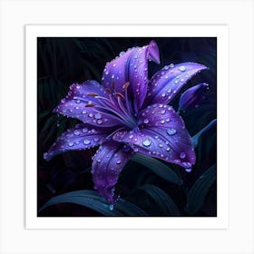 Jeweled Bloom (10) Art Print