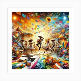 Mexican Dance Art Print