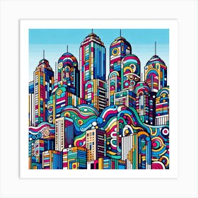 Cityscape 15 Art Print