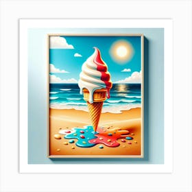 Ice Cream Cone 1 Art Print