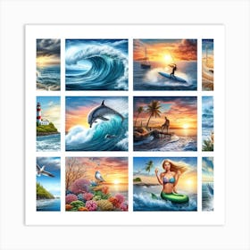 Oceans And Seascapes Art Print