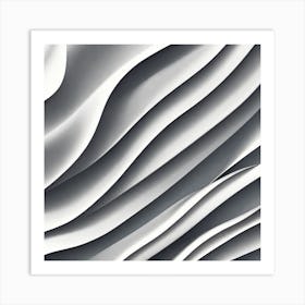 Abstract Wave Pattern 2 Art Print