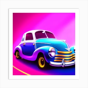 Vintage Car 1 Art Print