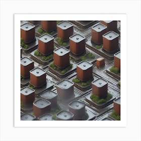 City Of Bricks Art Print